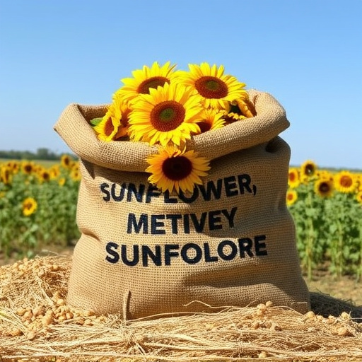 sack of sunflower hearts