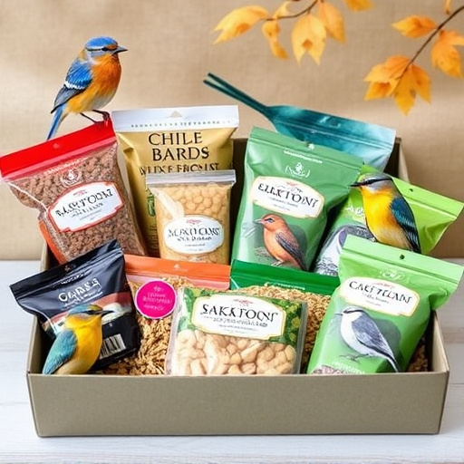 Seasonal bird food subscription assortment