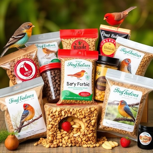 Seasonal bird food subscription assortment