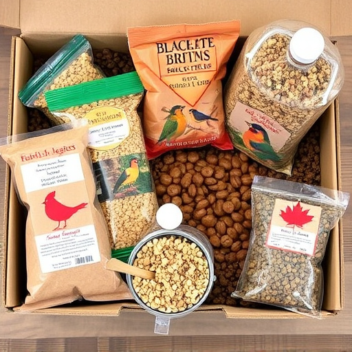 Seasonal bird food subscription assortment