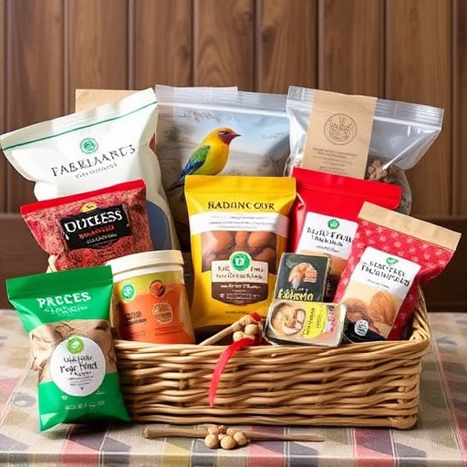 Seasonal bird food subscription assortment