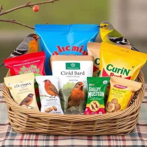 Seasonal bird food subscription assortment
