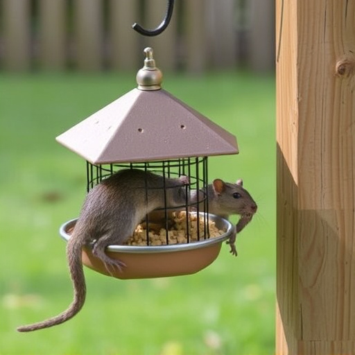 Secure feeder preventing rodent access