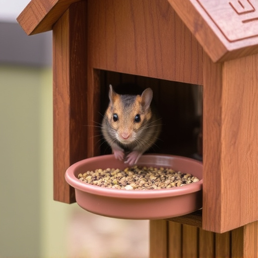 Secure feeder preventing rodent access