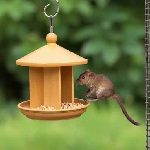 Secure feeder preventing rodent access
