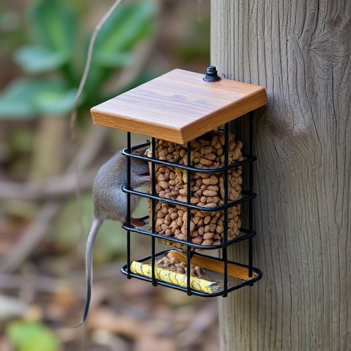 Secure feeder preventing rodent access