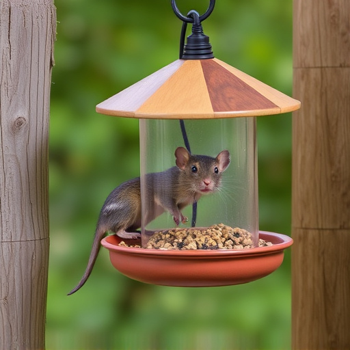 Secure feeder preventing rodent access