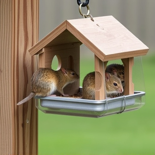Secure feeder preventing rodent access