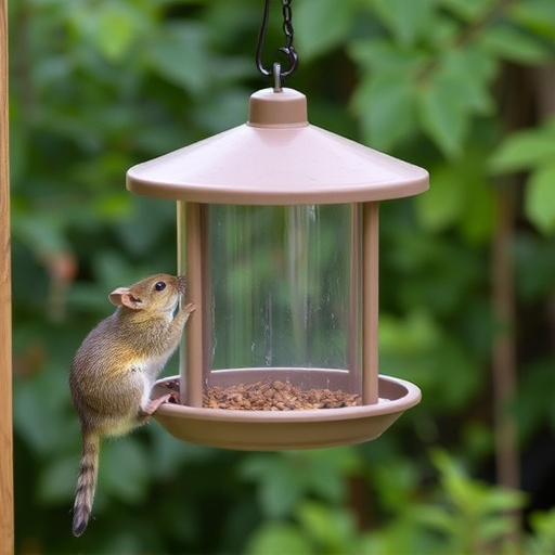Secure feeder preventing rodent access