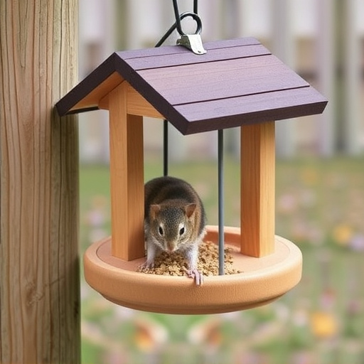 Secure feeder preventing rodent access