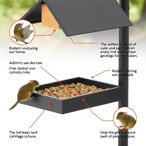Seed feeder with rodent exclusion features