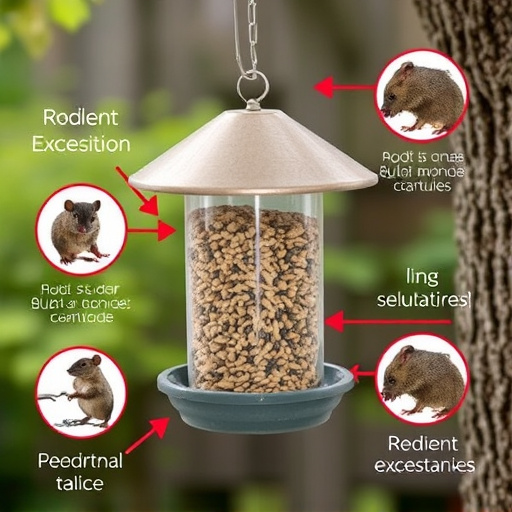 Seed feeder with rodent exclusion features