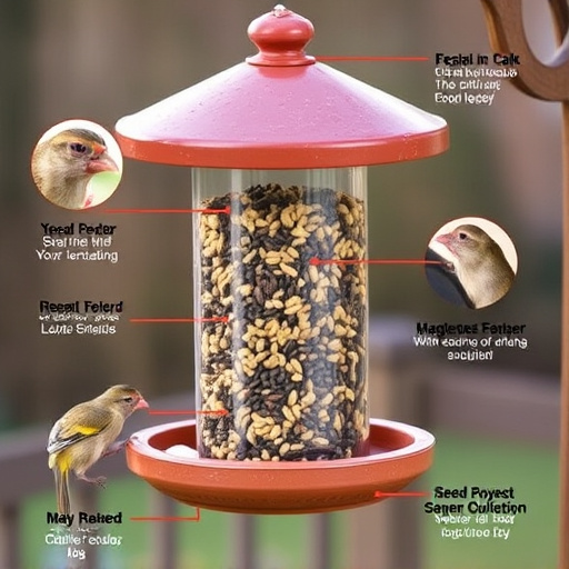 Seed feeder with rodent exclusion features
