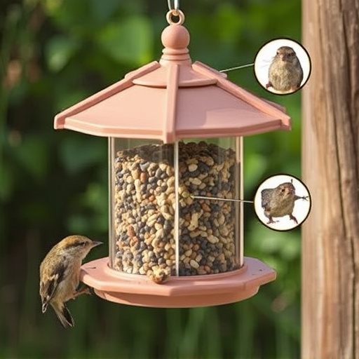Seed feeder with rodent exclusion features