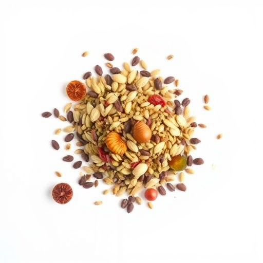 Seed mix with dried fruits