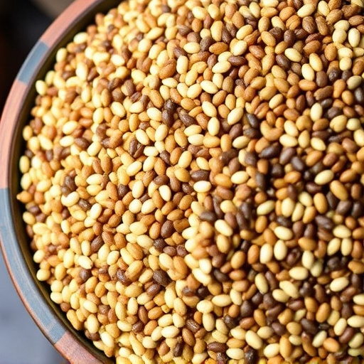 Selection of fine seeds for songbirds