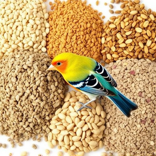 Selection of seed mixes for UK birds