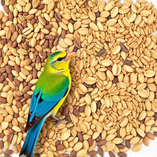 Selection of seed mixes for UK birds