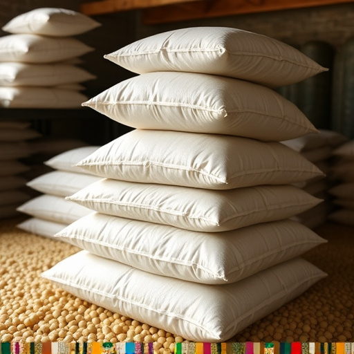 Stacks of suet pellets bags UK
