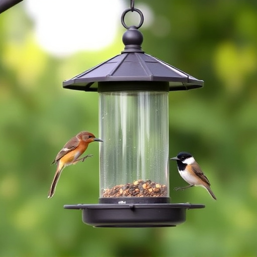 Sturdy bird feeder with anti-squirrel design