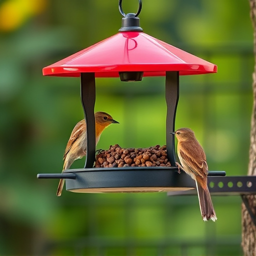Sturdy bird feeder with anti-squirrel design