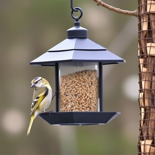 Sturdy bird feeder with anti-squirrel design