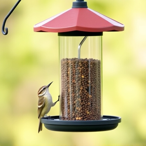 Sturdy bird feeder with anti-squirrel design