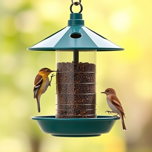 Sturdy bird feeder with anti-squirrel design