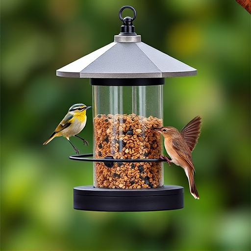 Sturdy bird feeder with anti-squirrel design