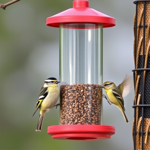 Sturdy bird feeder with anti-squirrel design