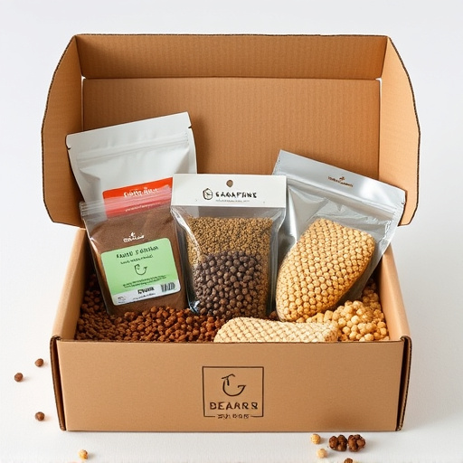 Subscription box with seeds and pellets