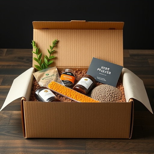 Subscription box with seeds and pellets