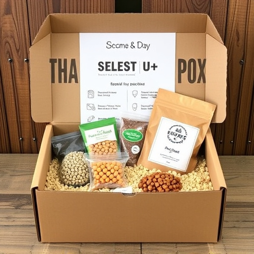 Subscription box with seeds and pellets