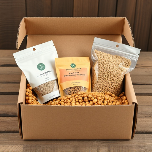 Subscription box with seeds and pellets