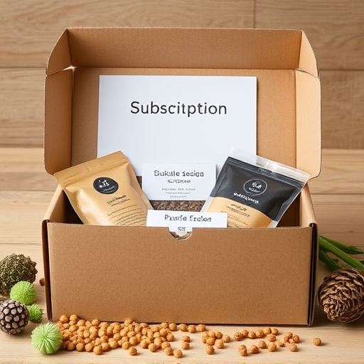 Subscription box with seeds and pellets