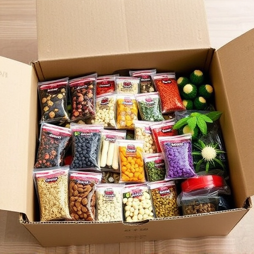 Suet and seed mix in delivery box