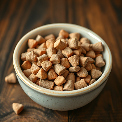 Suet pellets in a ceramic bowl