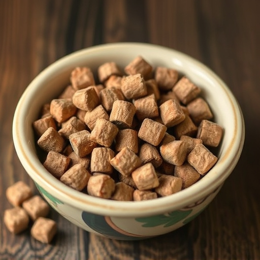 Suet pellets in a ceramic bowl