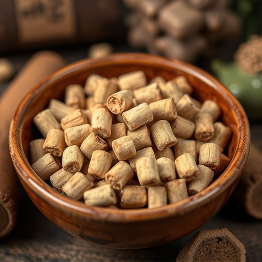 Suet pellets in a ceramic bowl