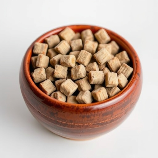 Suet pellets in a ceramic bowl