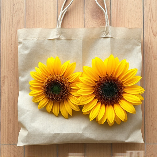 Sunflower hearts in eco-friendly paper bag