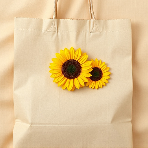 Sunflower hearts in eco-friendly paper bag
