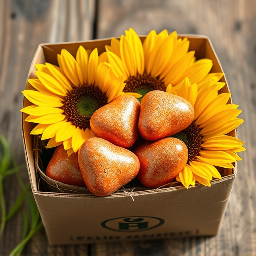 Sunflower hearts in eco packaging
