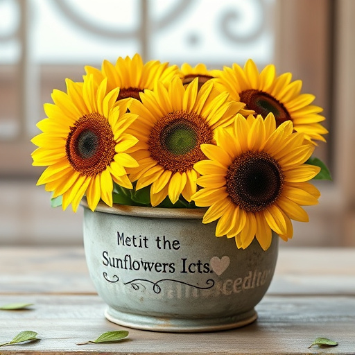 Sunflower hearts in rustic seed container