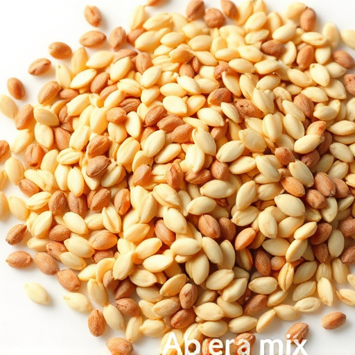 Sunflower seeds and grains mix