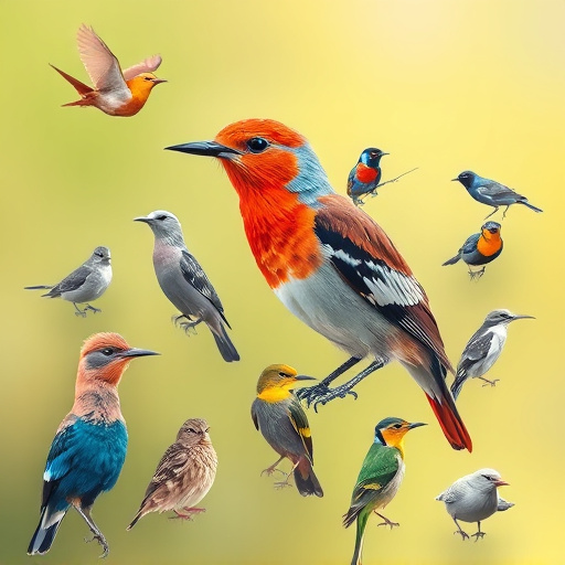 Variety of bird