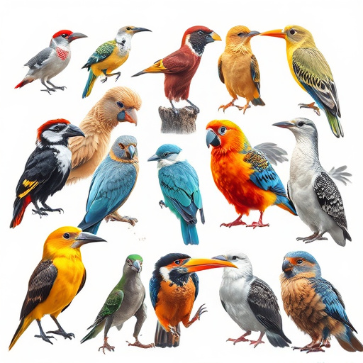 Variety of bird
