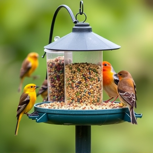 Variety of bird feed on website