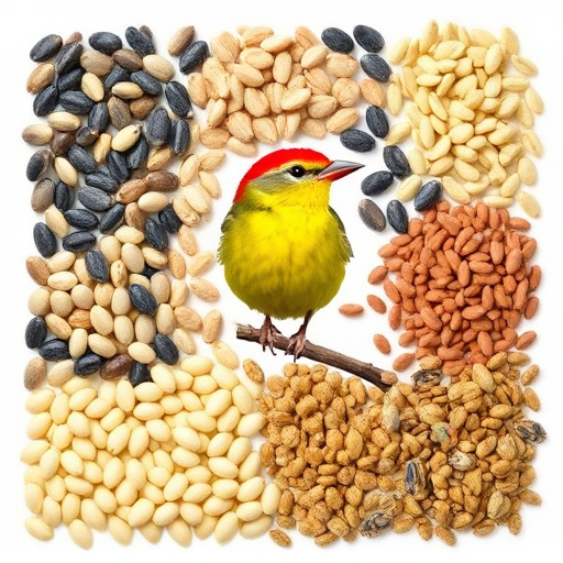 Variety of seeds suitable for UK birds