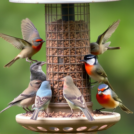 Sunflower Hearts: Enhancing Garden Bird Nutrition Naturally